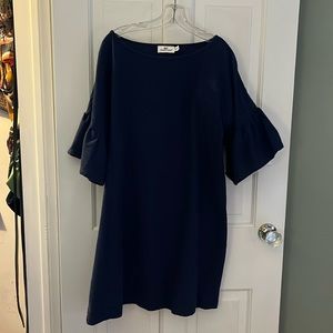 Vineyard Vines Women’s Navy Dress with Flutter Sleeves Size XL